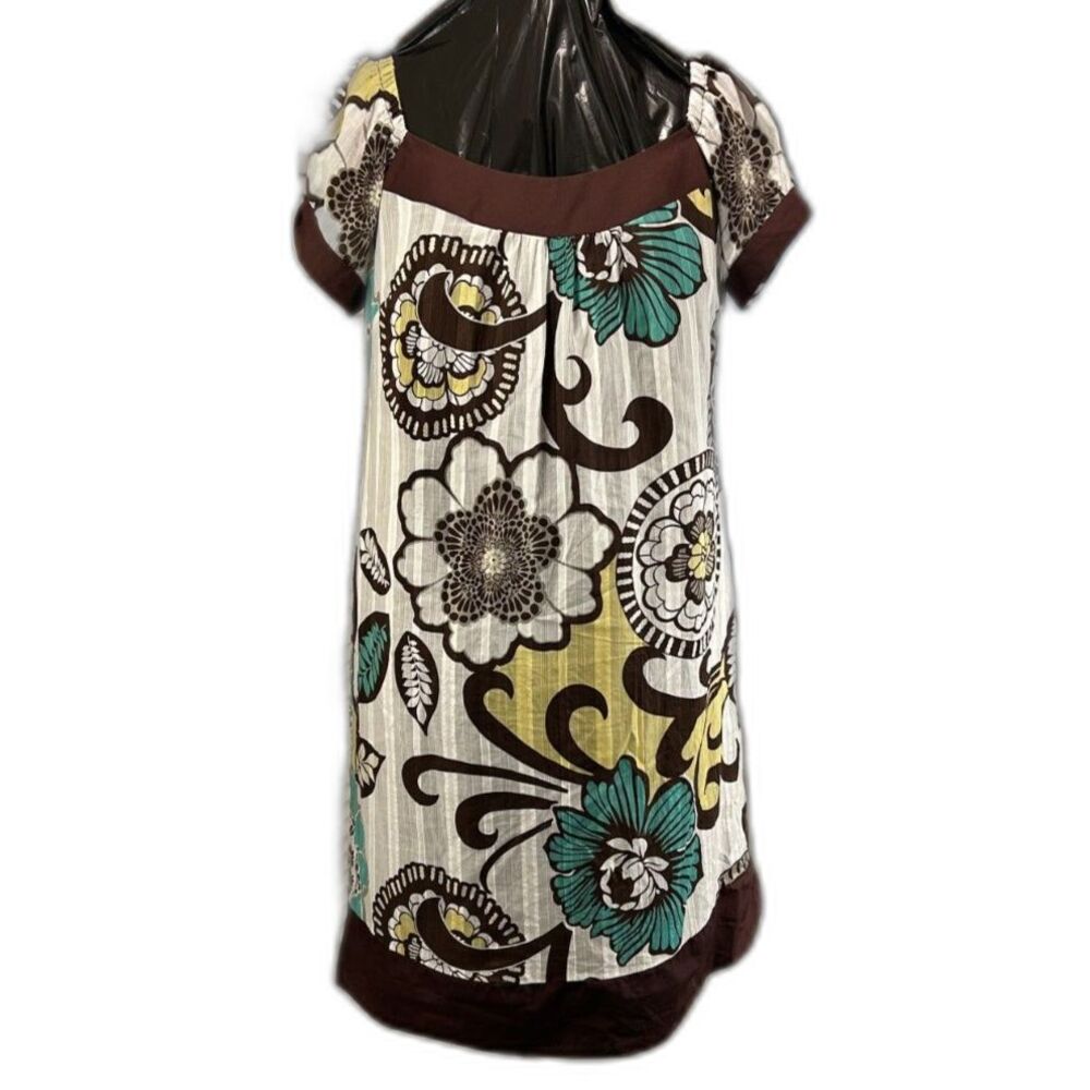 Robbie Bee-Collection N.Y. Wm's Sz16W 100% Cotton Wht, Green, Brown, Aqua Colors